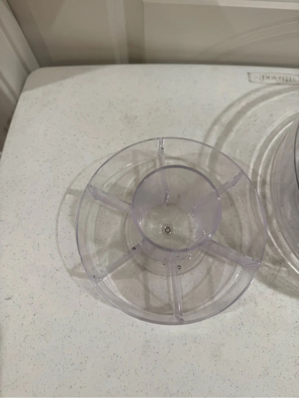 Clear Rotating Cosmetic Organizer - 2-Piece Makeup Storage Set